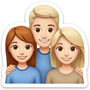 três amigas sticker