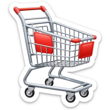shopping cart sticker