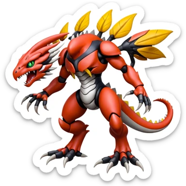 Yveltal-Regigigas-Agumon-Lombax-Weregarurumon-fusion-creature (full body sticker