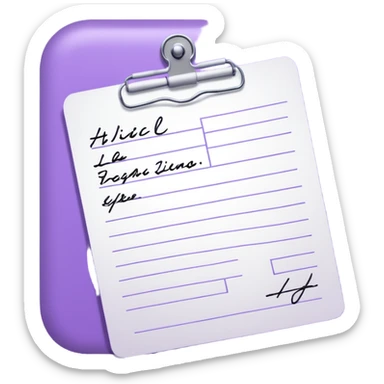 lilac medical prescription sticker