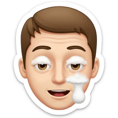 Guy snorting cocaine emoji sticker