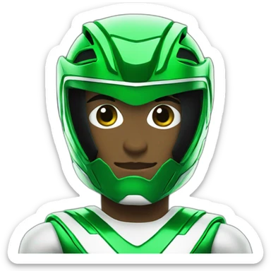 green power ranger sticker