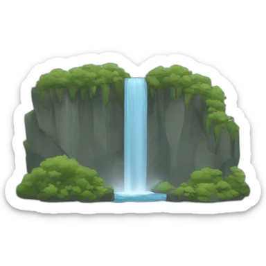 waterfall sticker
