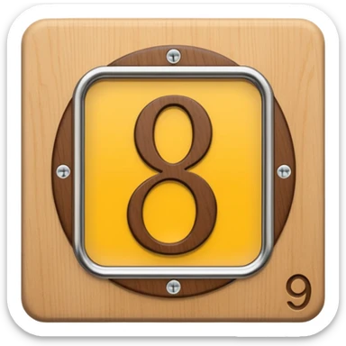 modern villa door number wood Japanese sticker