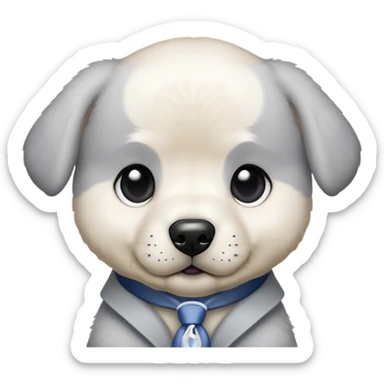 joe biden as a puppy sticker
