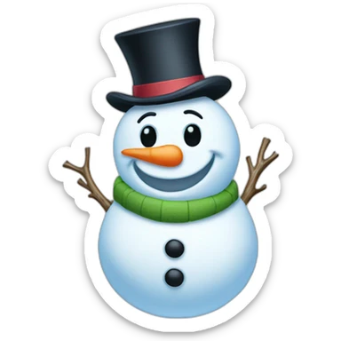 frosty the snowman sticker
