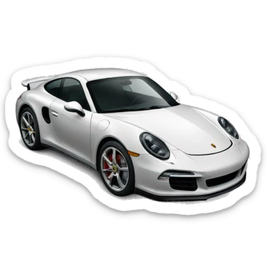 Porshe logo sticker