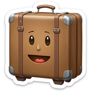 Suitcase from Inanimate insanity￼ sticker
