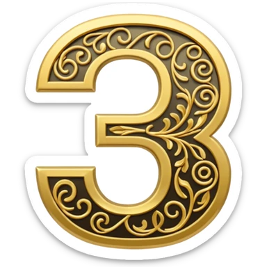 number 20 symbol sticker