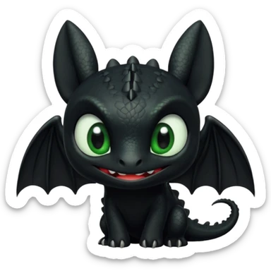toothless sticker
