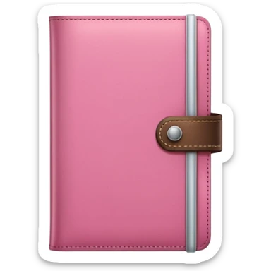 girly pink notebook planer not childish sticker