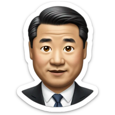 President Xi in San Francisco sticker