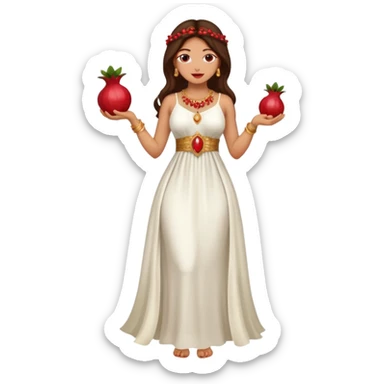 ejemplos diosa tanit vestimenta completa+ sticker