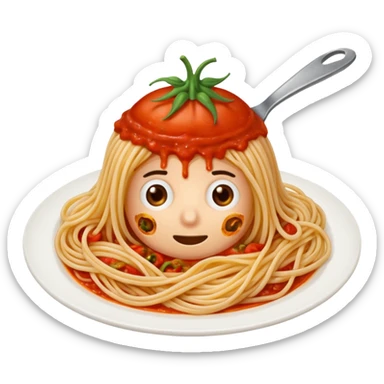 spaghetti all'assasina sticker