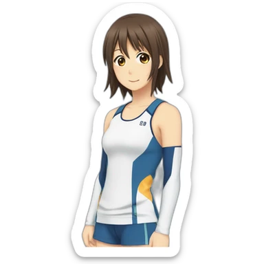 Haruhi Suzumiya In sportswear sticker