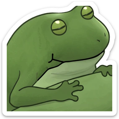 sleeping hello kitty sticker