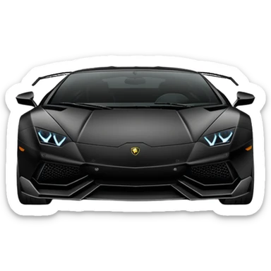 LAMBORGHINI SV OR LAMBORGHINI VENENO MAT BLACK sticker