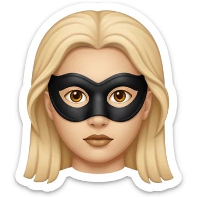 Ladron con mascara sticker