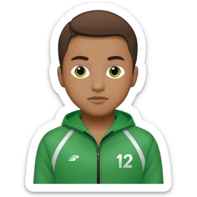 Player 124 from squid game season 3 sticker