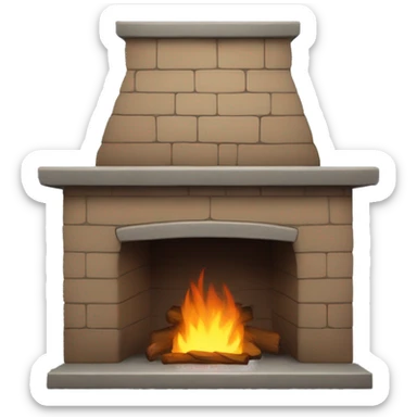 fireplace sticker