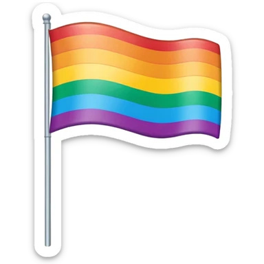 Floptropica flag sticker