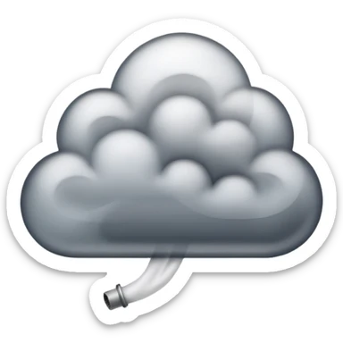 smoke, Campfire Smoke sticker