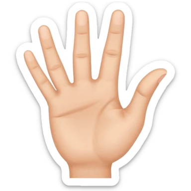 hook em hand symbol sticker