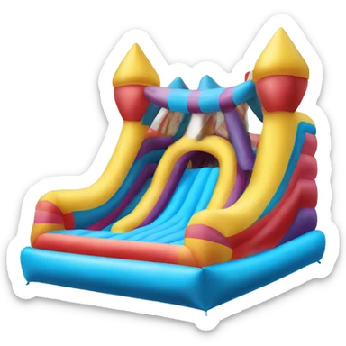 Bouncy castle sticker