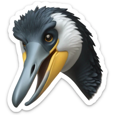 Great cormorant sticker