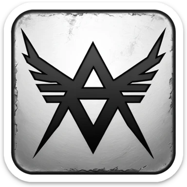 m of metallica band logo sticker