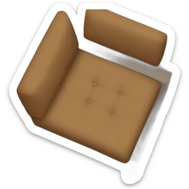 furniture top view sticker