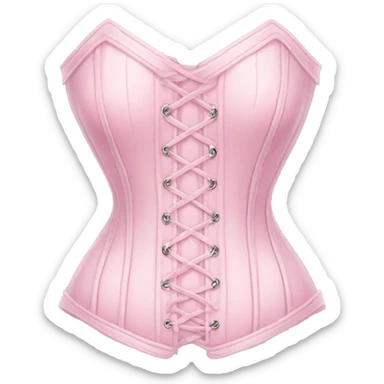 Pastel pink corset  sticker