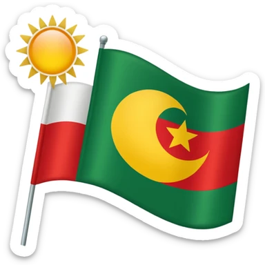 Kürdistan flag sticker