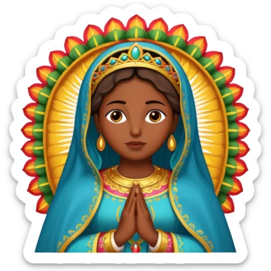 Virgen de Guadalupe sticker