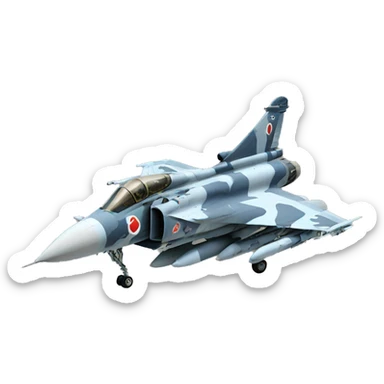 Mirage 2000 camouflage sticker
