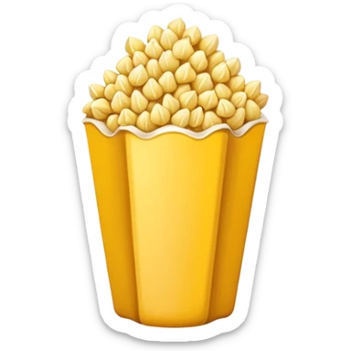 popcorn kernel loose no bucket single popcorn kernel  sticker
