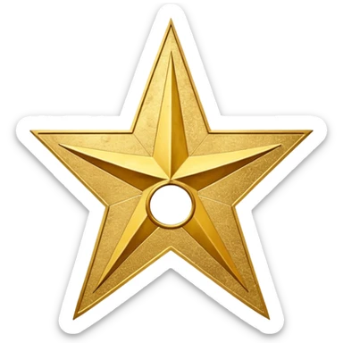 hollywood walk of fame star sticker