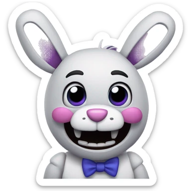 Bonnie the bunny from five nights at Freddy’s sticker
