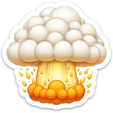 atom bomb sticker