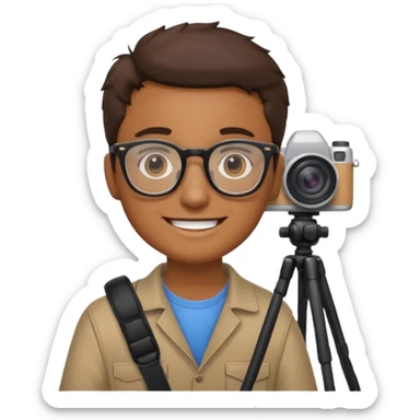 Photo Enthusiast + tripod strap, Tour Group. sticker