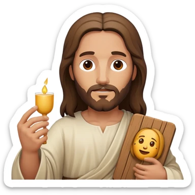 jesus with zyns sticker