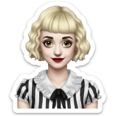 Sophia Anne Caruso is an American actress and singer best known for originating the role of Lydia Deetz in the Broadway musical Beetlejuice,  sticker