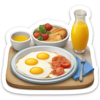 Mediterranean breakfast  sticker