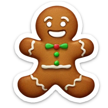 Gingerbread sticker