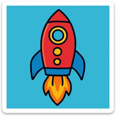 rocket sticker