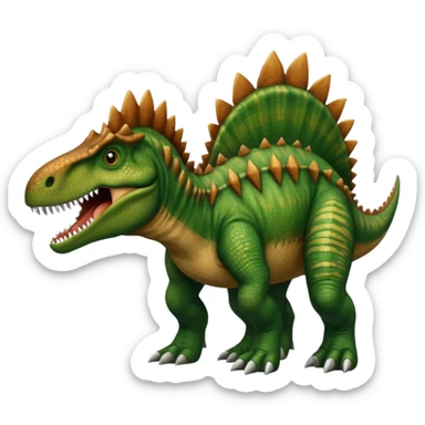 A spinosaurus sticker