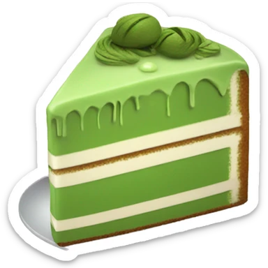 Matcha cake sticker