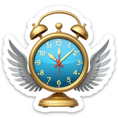 CLOCK FLYING sticker