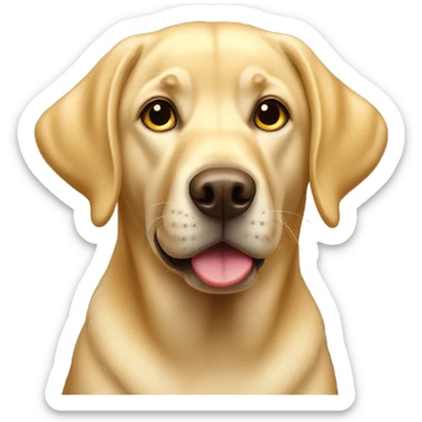Yellow Labrador  sticker
