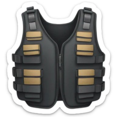 bulletproof vest sticker